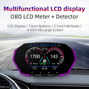 Head Up Display 4-Inch Car Electronic Voltage Alarm Overspeed Warning System