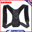 Adjustable Posture Concealer Belt Lumbar Back Shoulder Brace Humpback Correction