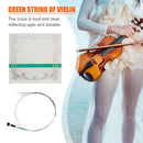 4x Chrome Steel Violin Strings for 4/4 Violin Stringed Musical Instrument Parts
