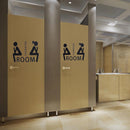 Thinking Room Toilet Paste Wc Door Sign Removable Toilet Wall Stickers Newly