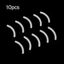 10pcs Silicone Eyelashes Curler Replacement Refill Pads Makeup Tools/White