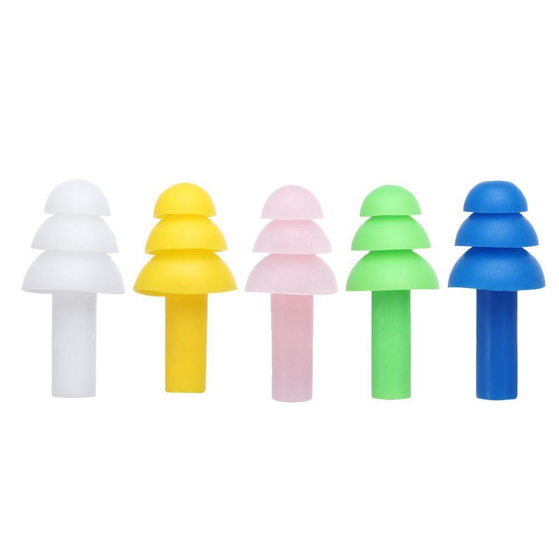 Washable Soft Waterproof Noise Silicone Earplugs Ear Plugs Sleep Ear Plugs