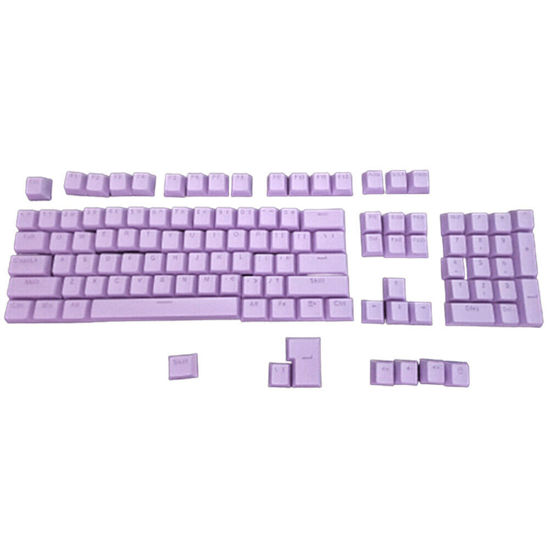 104pcs Universal Mechanical Keyboard Keycap PC Bakclit Key Cap Set (Purple)