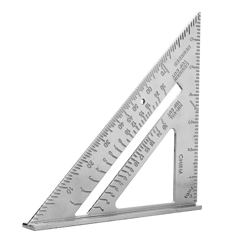 7 inch Metric Triangle Angle Ruler Woodworking Speed Square Protractor Set Newly