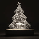 Rectangle Display Pedestal Night Lighted Base Durable Stand (White Light) Newly