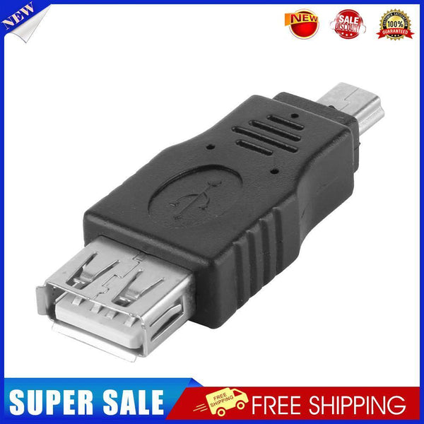 2pcs Mini USB 5P Male to USB Female Transfer Data OTG Adapters Converters