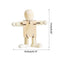 DIY Home Decoration Joint Wooden Puppet Deformation puppet White Embryo Robot