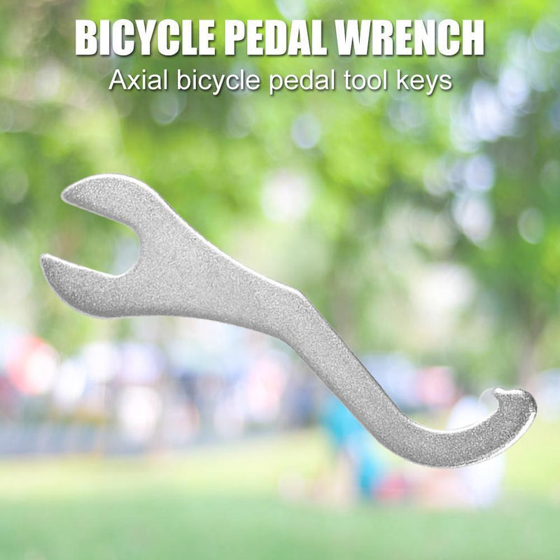 2 in 1 15mm/16mm Spanner Bike Bicycle Pedals Bottom Bracket Ring Wrench Tool