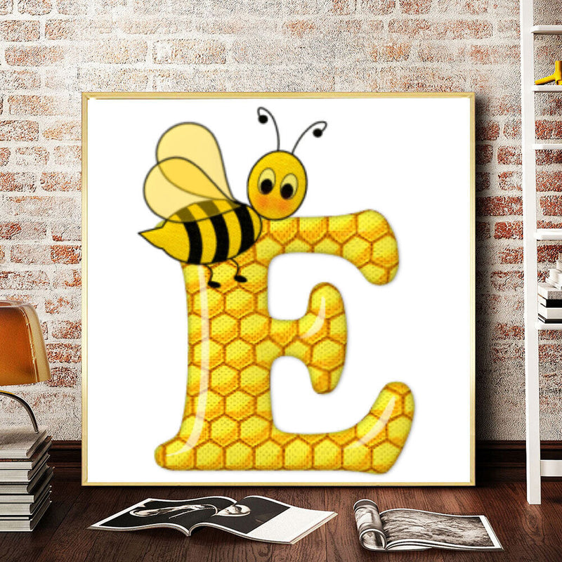 5D Diamond Painting Kit DIY Bee Round Drill Mosaic Picture Art