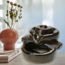 Incense Burner Ceramic Backflow Incense Cone Tower Holder for Home Office Dec
