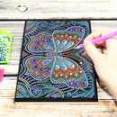 DIY Butterfly Special Shaped Diamond Painting 50 Pages A5 Sketchbook Notebo