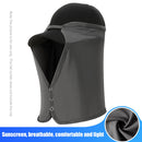 Sunshade Cap Quick-Drying Outdoor Neck Protection Face Cover (Dark Gray)