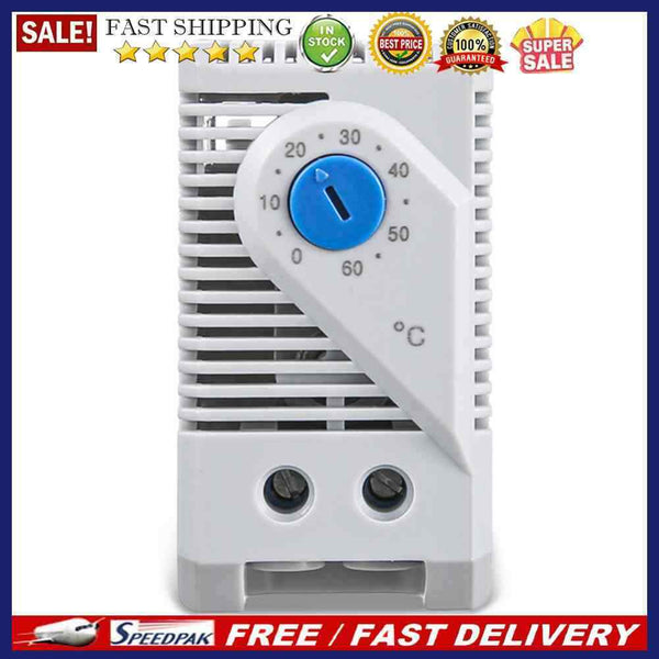 Plastic 0-60 Degree Cabinet Mechanical Temperature Controller Thermostat Sw