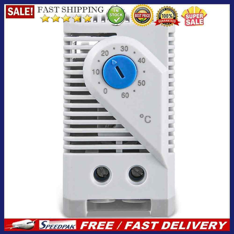 Plastic 0-60 Degree Cabinet Mechanical Temperature Controller Thermostat Sw