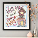 5D DIY Full Round Diamond Painting Color Home Cross Stitch Embroidery Mosaic
