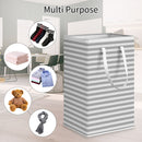 75L Laundry Baskets - Waterproof Laundry Hamper for Clothes Toys (Grey)