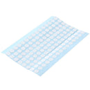 Nail Art Polish Palette Dot Flat Nail Color Card Display Tool (Transparent)
