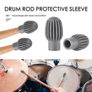 2pcs Drum Stick Practice Tips Drum Mute Portable Silicone Sleeve Mute Damper