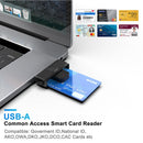 USB 2.0 Smart Card Reader for Bank Card SIM ID CAC Cardreaders for PC Computer