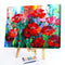 Frameless Oil Paint By Numbers Kit DIY Flowers Handicraft Drawing On Canvas