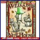 5D Diamond Painting Kit DIY Squirrel Full Round Drill Mosaic Home Decoratio