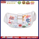 Streetwear Women Tote Bag Graffiti Fashion Shoulder Handbags PU Underarm Purse