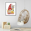 5D DIY Diamond Painting Kits Cartoon Gnome Full Round Drill Wall Art Crafts Sets