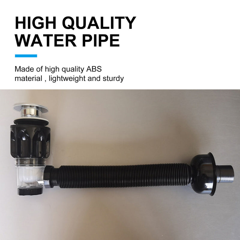 Flexible Deodorant Sink Drain Pipe ABS Material - Lightweight Expandable Pi