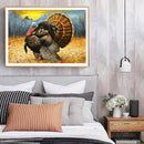 DIY Art Mosaic Rhinestone Painting Turkeys Full Round Drill Diamond Picture
