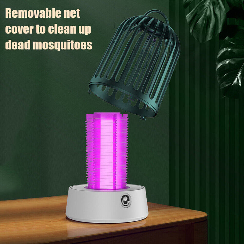 Electric Mosquito Killer USB Charging Bug Zapper Insect Fly Trap (Green) Newly