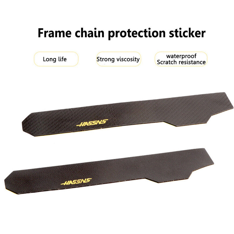 Anti-Scratch Anti-Skid Frame Stickers Removable Road Bike Chain Guard Cover