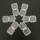 Clear Popular Portable Plastic Mini Storage Box Casket Earplugs Container