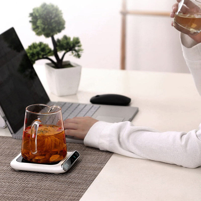 Portable USB Coffee Cup Warmer Heating Mat with 3 Temperatures Settings Newly