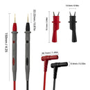 2pcs Universal Digital Multimeter Lead Probe Test Pen+2pcs Crocodile Clips