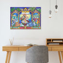 5D DIY Special Shaped Diamond Painting Religious Embroidery Kit Home Needle