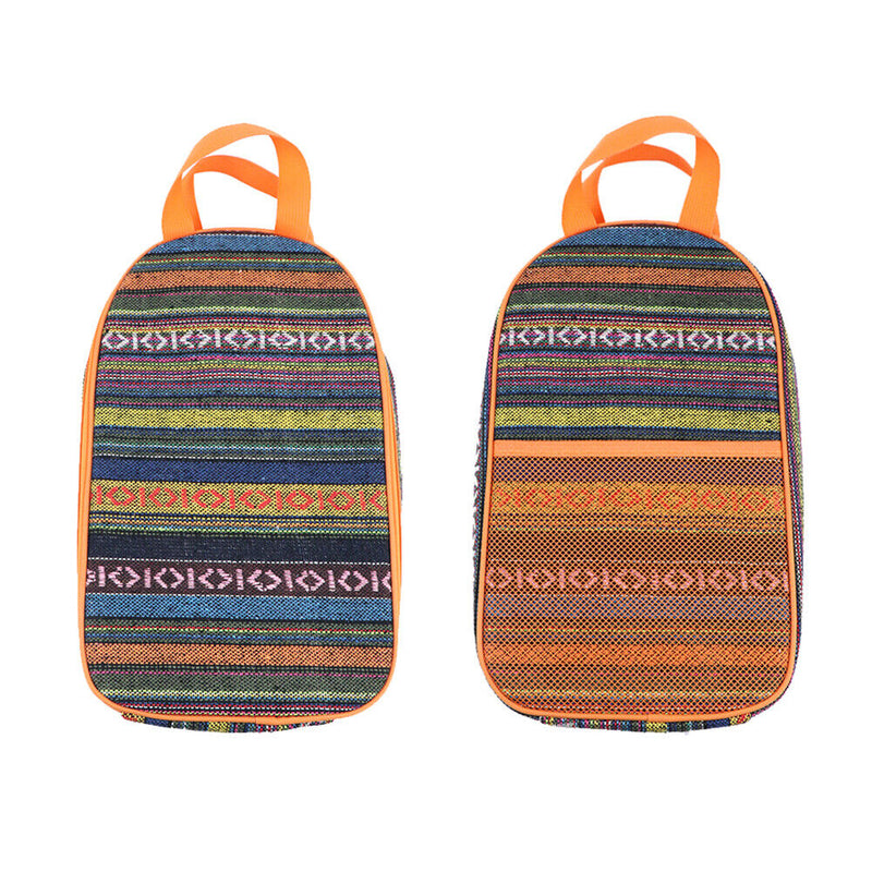 Outdoor Camping Cookware Storage Bags Travel BBQ Picnic Pouch (Ethnic) Newly