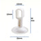 2pcs Doorknob Wall Mute Crash Pad Cushion Door Handle Lock Silencer (White)