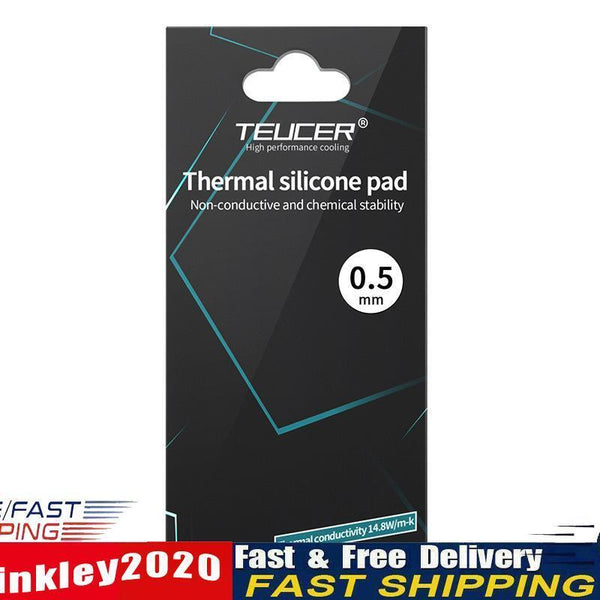 TEUCR TP400 Silicone Pad CPU/GPU Graphics Card Thermal Pad (85x45x0.5mm) Newly