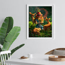 Full Round Drill Mosaic Craft Picture DIY Elf Girl Rhinestone Diamond Paintin