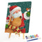 Santa Oil Paint By Numbers DIY Coloring Picture for Adults Children Gift Cartoon