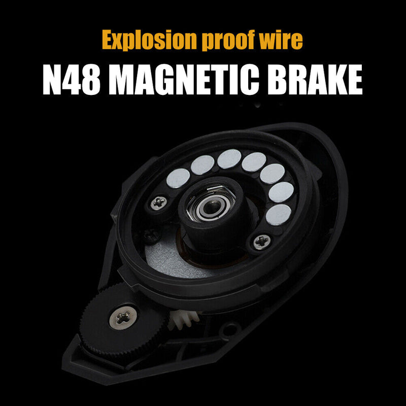 Metal Baitcasting Reel 7.2:1 8kg Max Drag Saltwater Fishing Wheel (AK2000R)