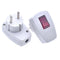 EU Plug 2Pin Power Swtich Receptacle Connector Plug Adapter Power Plug