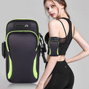 Waterproof Sport Arm Bag Armband Women Men Running Phone Case Pouch (Green)