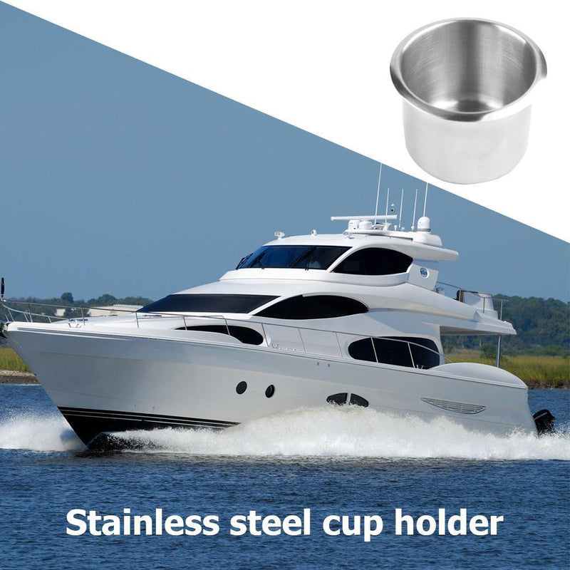 1pc Stainless Steel Cup Drinking Holder for Marine Boat Car Truck Camper Li