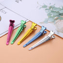50pcs Colorful Single Prong Alligator Hair Clips Aluminum Flat Hairpins