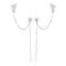 Water Flower Trendy Jewelry Chain Stud Earring Ear Clip Tassel Earring Ear Bone