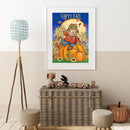 Handmade Pumpkin Scarecrow 5D DIY Full Round Drill Drawing Kit Diamond Pain
