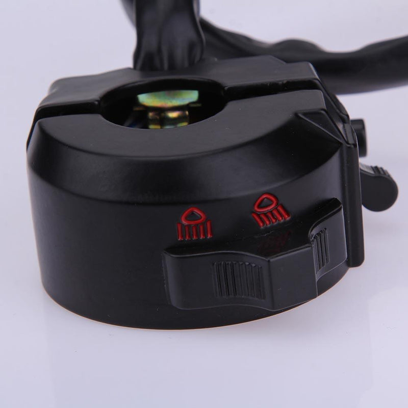 Dual Sport Aluminum Shell Left Switch Light Indicator Horn Car Styling for H