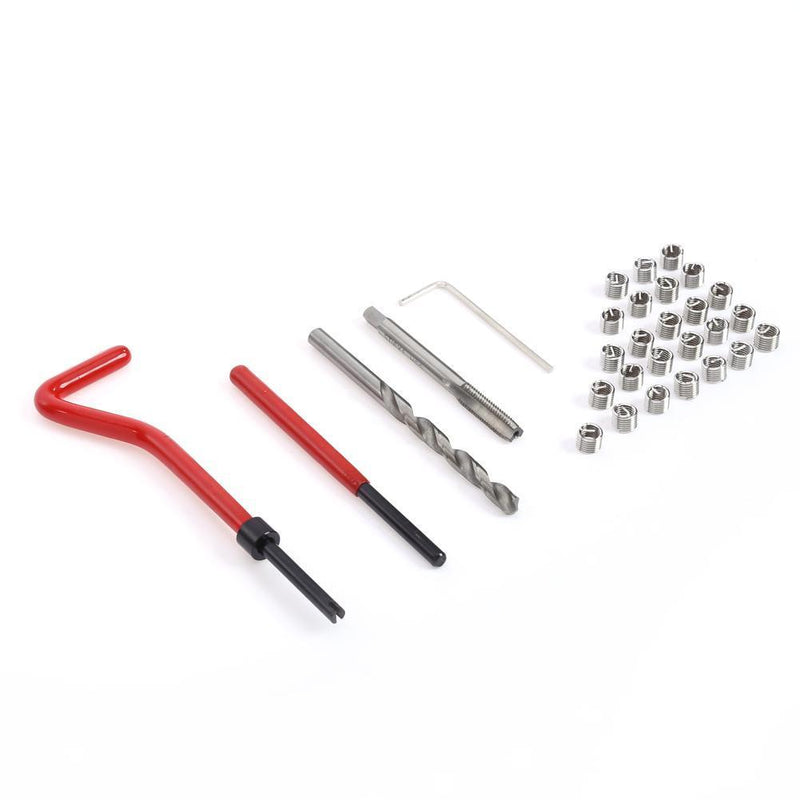 30 Piece M6 x 1.0 Thread Repair Insert Kit Compatible Car Pro Coil Tools Newly