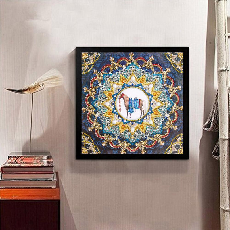 5D DIY Special Shaped Diamond Painting Mandala Cross Stitch Kits (DZ239)